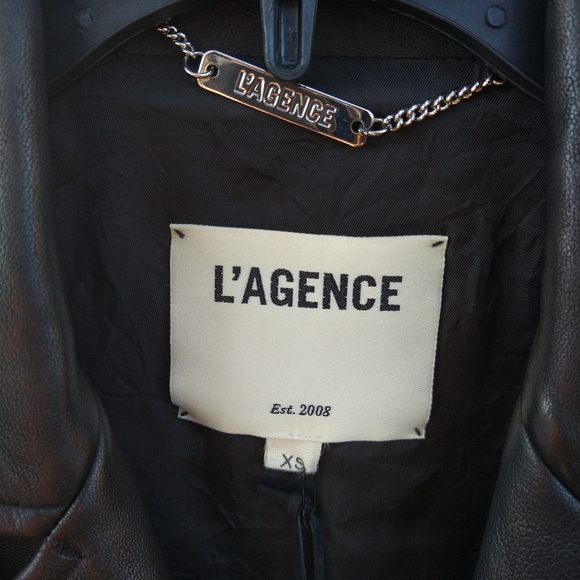 L'Agence Black Jagger Jacket - Picture 4 of 6